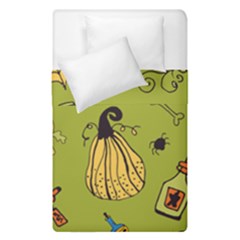 Funny Scary Spooky Halloween Party Design Duvet Cover Double Side (single Size) by HalloweenParty