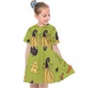 Funny Scary Spooky Halloween Party Design Kids  Sailor Dress View1