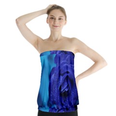 Beauty Bloom Blue 67636 Strapless Top by hhhh