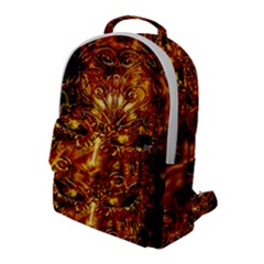 Vulcano Poster Artwork Flap Pocket Backpack (large) by dflcprintsclothing