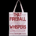 Fireball Whiskey Shirt Solid Letters 2016 Zipper Classic Tote Bag View2