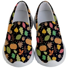 Thanksgiving Pattern Kid s Lightweight Slip Ons by Valentinaart