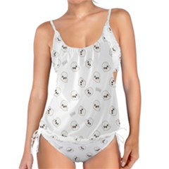 Cute Kawaii Ghost Pattern Tankini Set by Valentinaart