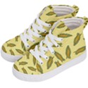 Corn pattern Kid s Hi-Top Skate Sneakers View2