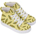 Corn pattern Kid s Hi-Top Skate Sneakers View3