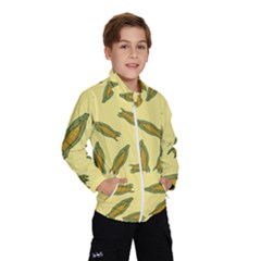 Corn Pattern Windbreaker (kids) by Valentinaart