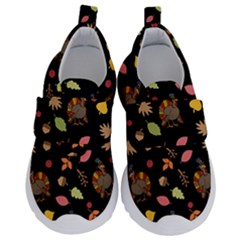 Thanksgiving Turkey Pattern Velcro Strap Shoes by Valentinaart