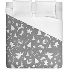 Christmas Pattern Duvet Cover (california King Size) by Valentinaart