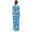 Christmas pattern Short Sleeve Maxi Dress View2