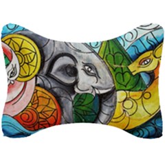 Graffiti The Art Of Spray Mural Seat Head Rest Cushion by Sapixe