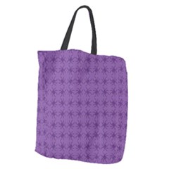 Pattern Spiders Purple And Black Halloween Gothic Modern Giant Grocery Tote by genx