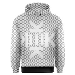 Logo Kek Pattern Black And White Kekistan Men s Overhead Hoodie by snek