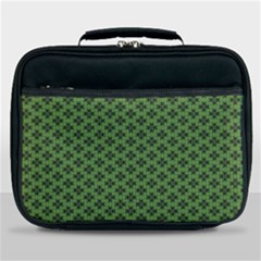 Logo Kek Pattern Black And Kekistan Green Background Lunch Bag by snek