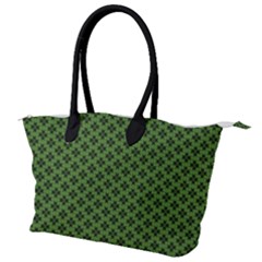 Logo Kek Pattern Black And Kekistan Green Background Canvas Shoulder Bag by snek