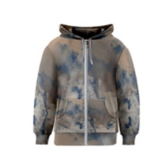 Deep Time Clouds Kids  Zipper Hoodie by LoolyElzayat