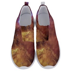 Cosmic Astronomy Sky With Stars Orange Brown And Yellow Men s No Lace Lightweight Shoes by genx