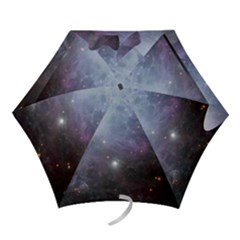 Orion Nebula Pastel Violet Purple Turquoise Blue Star Formation  Mini Folding Umbrellas by genx