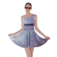 Orion Nebula Pastel Violet Purple Turquoise Blue Star Formation Skater Dress by genx