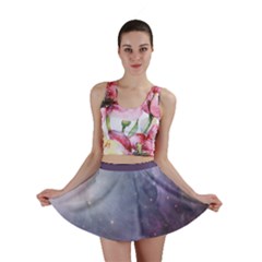 Orion Nebula Pastel Violet Purple Turquoise Blue Star Formation Mini Skirt by genx