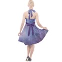 Orion Nebula pastel violet purple turquoise blue star formation Halter Party Swing Dress  View2