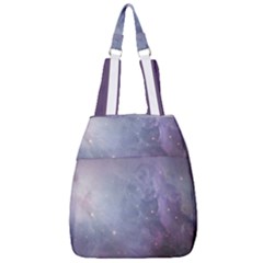 Orion Nebula Pastel Violet Purple Turquoise Blue Star Formation Center Zip Backpack by genx