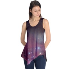 Christmas Tree Cluster Red Stars Nebula Constellation Astronomy Sleeveless Tunic by genx