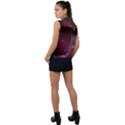 Christmas Tree cluster red stars nebula constellation Astronomy Sleeveless Chiffon Button Shirt View2