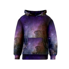 Carina Nebula Ngc 3372 The Grand Nebula Pink Purple And Blue With Shiny Stars Astronomy Kids  Pullover Hoodie by genx