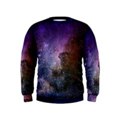 Carina Nebula Ngc 3372 The Grand Nebula Pink Purple And Blue With Shiny Stars Astronomy Kids  Sweatshirt by genx