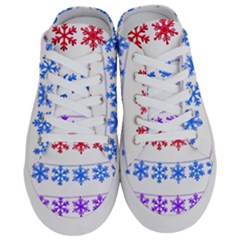 Christmas Snowflake Half Slippers by Wegoenart