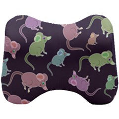 Animals Mouse Cartoon Pet Head Support Cushion by Wegoenart