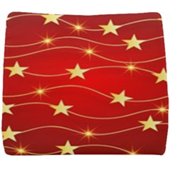 Background Christmas Decoration Seat Cushion by Simbadda