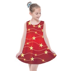 Background Christmas Decoration Kids  Summer Dress by Simbadda