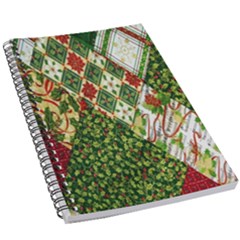 Christmas Quilt Background 5 5  X 8 5  Notebook New by Wegoenart