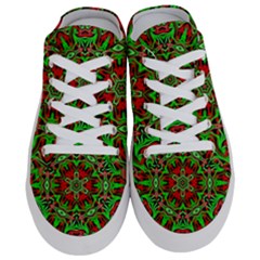 Christmas Kaleidoscope Pattern Half Slippers by Wegoenart