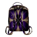 Fractal Glow Flowing Fantasy Flap Pocket Backpack (Small) View3