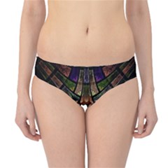 Fractal Detail Elements Pattern Hipster Bikini Bottoms by Wegoenart