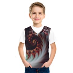 Digital Fractal Fractals Fantasy Kids  Sportswear by Wegoenart