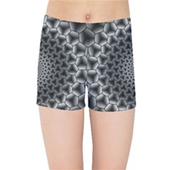 Pattern Abstract Graphic District Kids Sports Shorts by Wegoenart