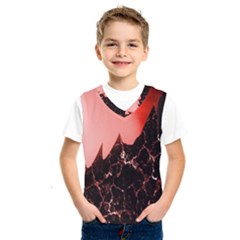 Sci Fi Red Fantasy Futuristic Kids  Sportswear by Wegoenart