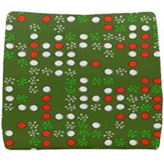 1960 s Christmas Background Seat Cushion by Wegoenart