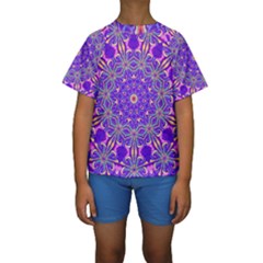 Art Abstract Background Kids  Short Sleeve Swimwear by Wegoenart