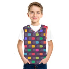 Background Colorful Geometric Kids  Sportswear by Wegoenart