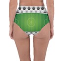 Background Sports Soccer Football Reversible High-Waist Bikini Bottoms View2