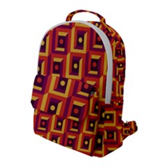 Vintage Abstract Background Flap Pocket Backpack (large) by Wegoenart