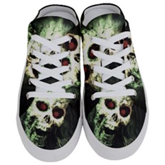 Screaming Skull Human Halloween Half Slippers by Wegoenart