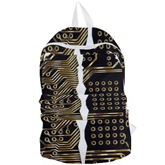 Brain Circuit Board Pcb Computer Foldable Lightweight Backpack by Wegoenart