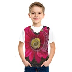 Fantasy Flower Fractal Blossom Kids  Sportswear by Wegoenart