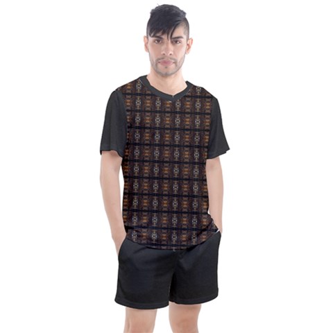 Mo 110 140 Men s Mesh Tee And Shorts Set by Momc