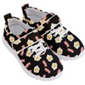 Bacon and Egg Pop Art Pattern Kids  Velcro Strap Shoes View3